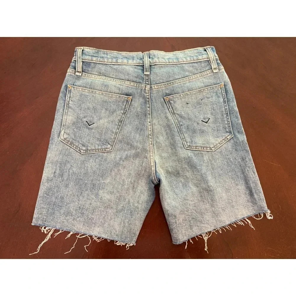 Hudson NWOT Hana Mini Denim Biker Shorts Size 27 NWOT - Picture 4 of 11